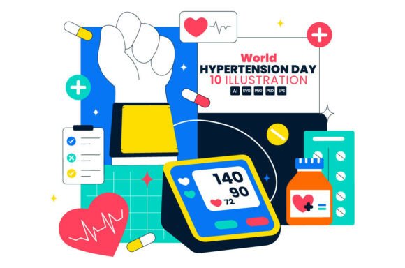 10 World Hypertension Day Illustration