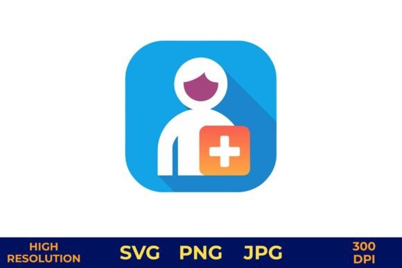Doctor Vector Icon with Health Symbol