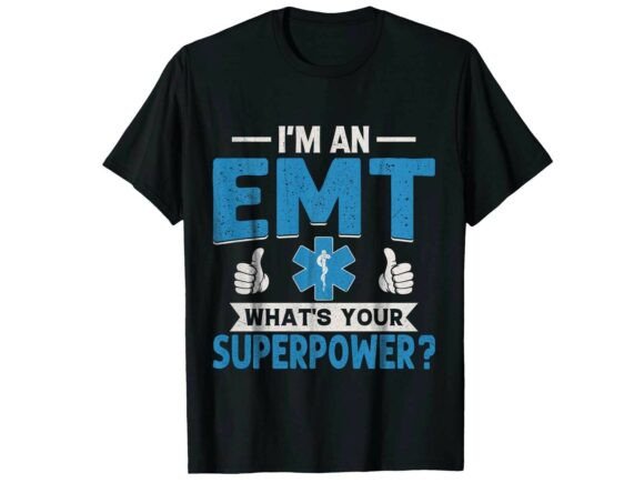 EMT Superpower Paramedic T-Shirt