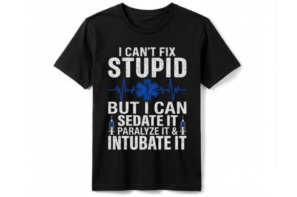 Funny Sedate Intubate EMS T-Shirt