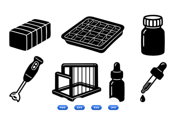 Handmade Soap Supply Icons