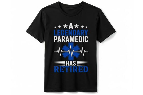 Legendary Paramedic Retired T-shirt
