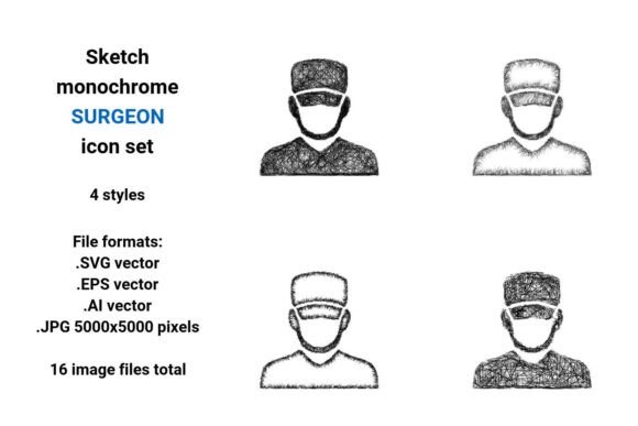 Sketch Surgeon Icon Set