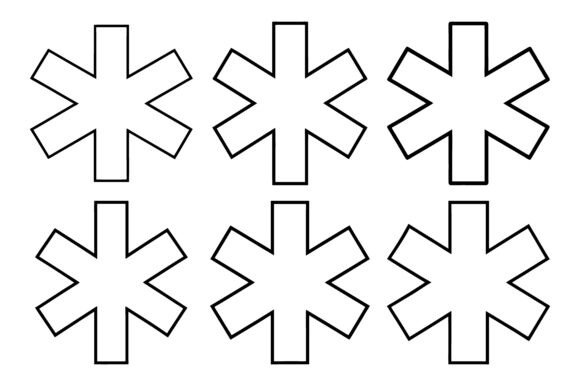 Star of Life Icon Set